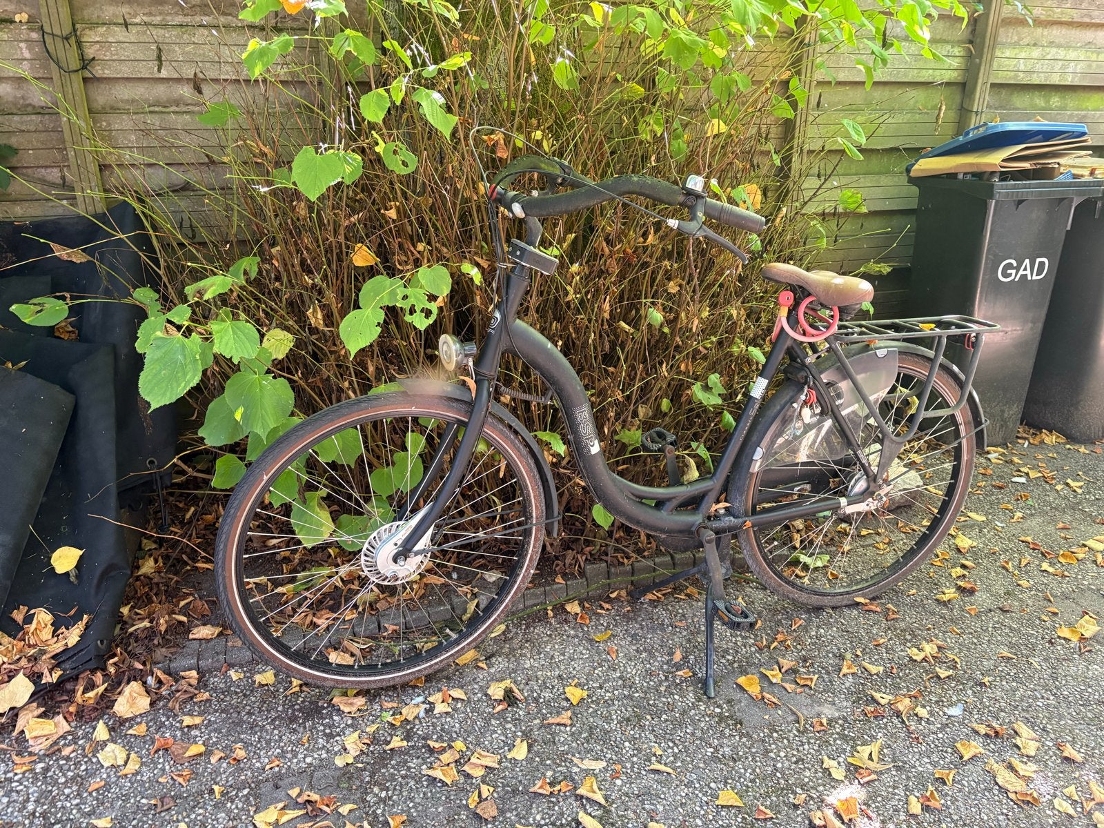 Damesfiets - zwart- Gebruikt, Gebruikt, Versnellingen, 50 tot 53 cm, Trommelrem