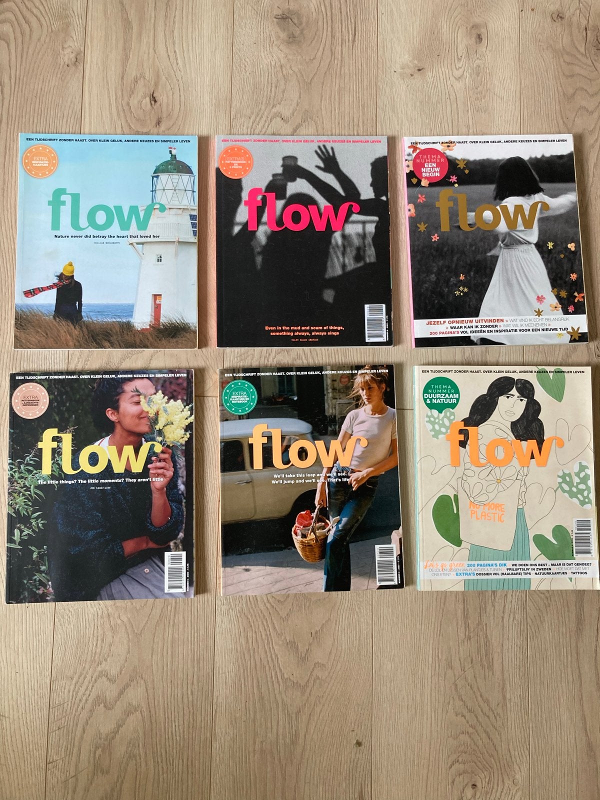 Flow magazine 2020: nummers 1,3,4,6,8,9 + 2 themanummers, Ophalen of Verzenden, Zo goed als nieuw, Lichaam en Geest