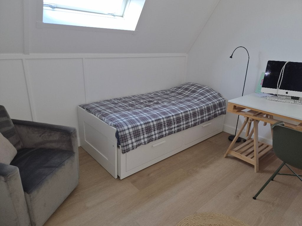 Eenpersoonsbed, Huis en Inrichting, Ophalen, Gebruikt, 90 cm, Eenpersoons