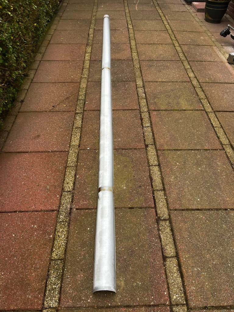Kunststof dakgoot 4 meter, Ophalen, Gebruikt, Pvc, 2 tot 4 meter