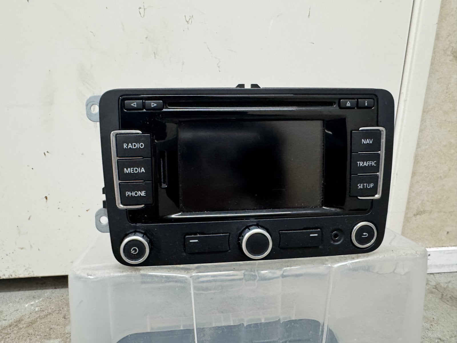 Orginele volkswagen headunit touchscreen, Ophalen of Verzenden, Zo goed als nieuw