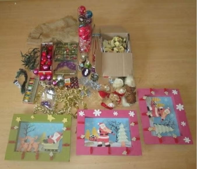 Mooie Partij van Kerstdecoratie, Diversen, Kerst, Ophalen of Verzenden, Zo goed als nieuw