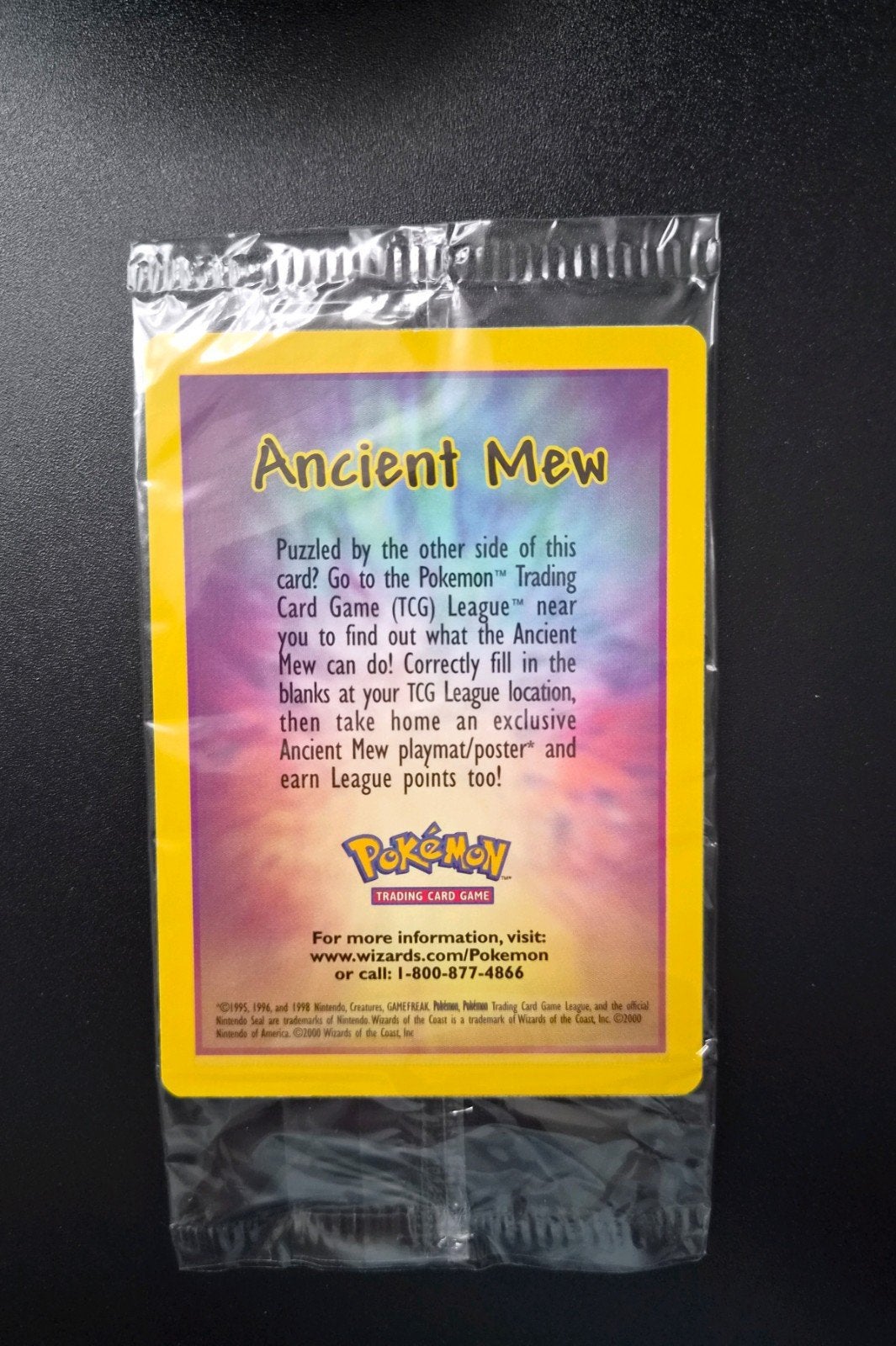 Ancient Mew Pokemon WOTC Sealed promo, Ophalen, Zo goed als nieuw, Booster, Foil