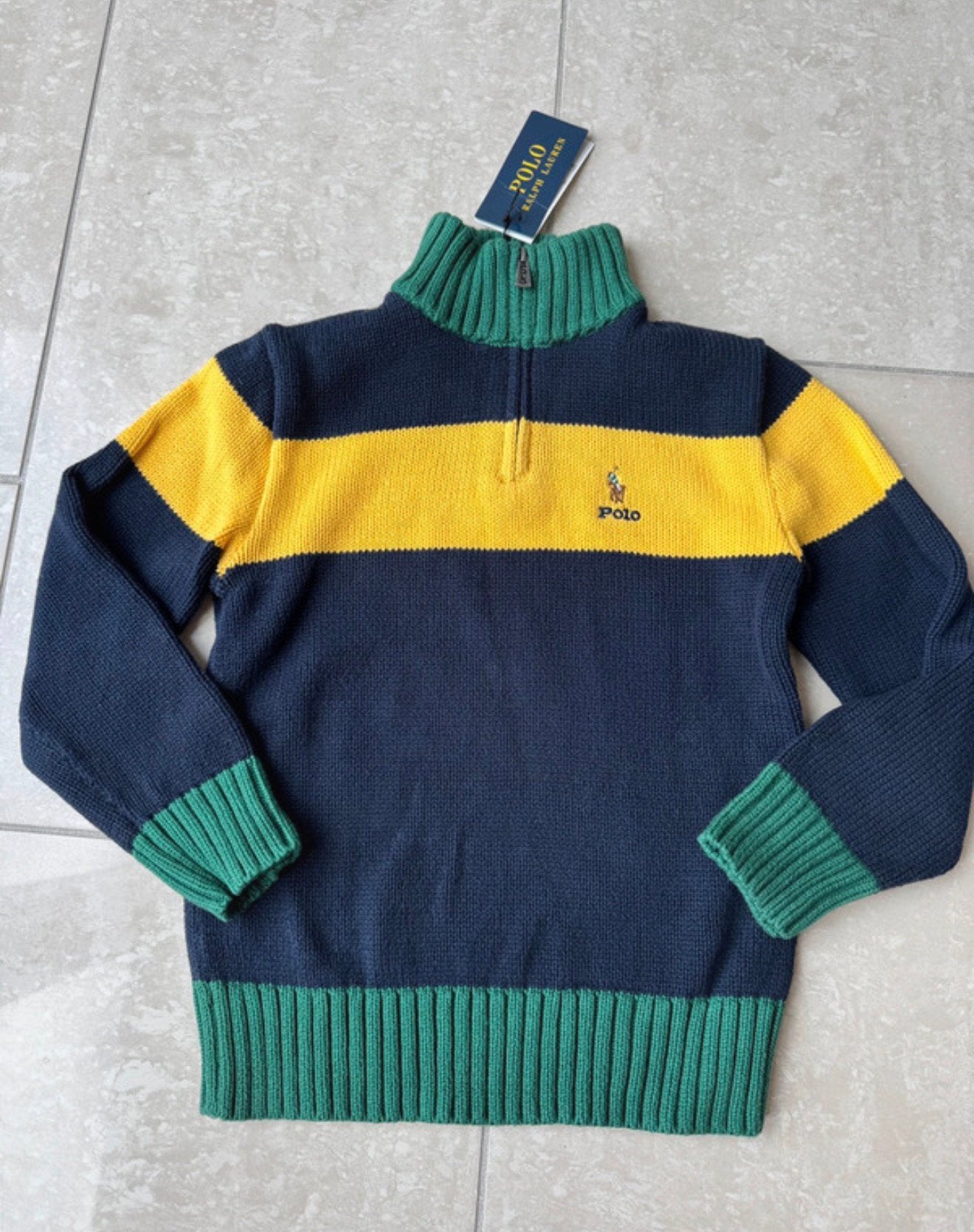 Polo Ralph Lauren gebreide trui maat 7 - 122, Ophalen of Verzenden, Nieuw, Jongen, Trui of Vest
