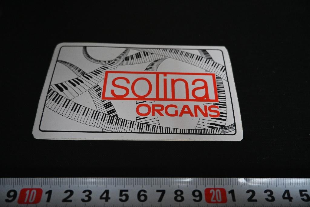 sticker SOLINA Organs, Ophalen, Zo goed als nieuw