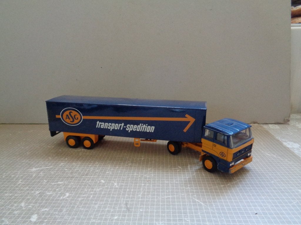 lion daf 2800 asg, Ophalen of Verzenden, Zo goed als nieuw, Bus of Vrachtwagen, Lion Toys