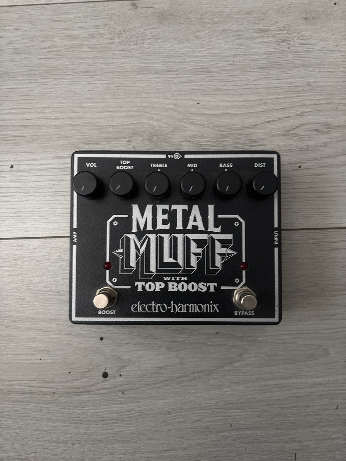 Electro-Harmonix Metal Muff met Top Boost, Ophalen of Verzenden, Gebruikt, Distortion, Overdrive of Fuzz