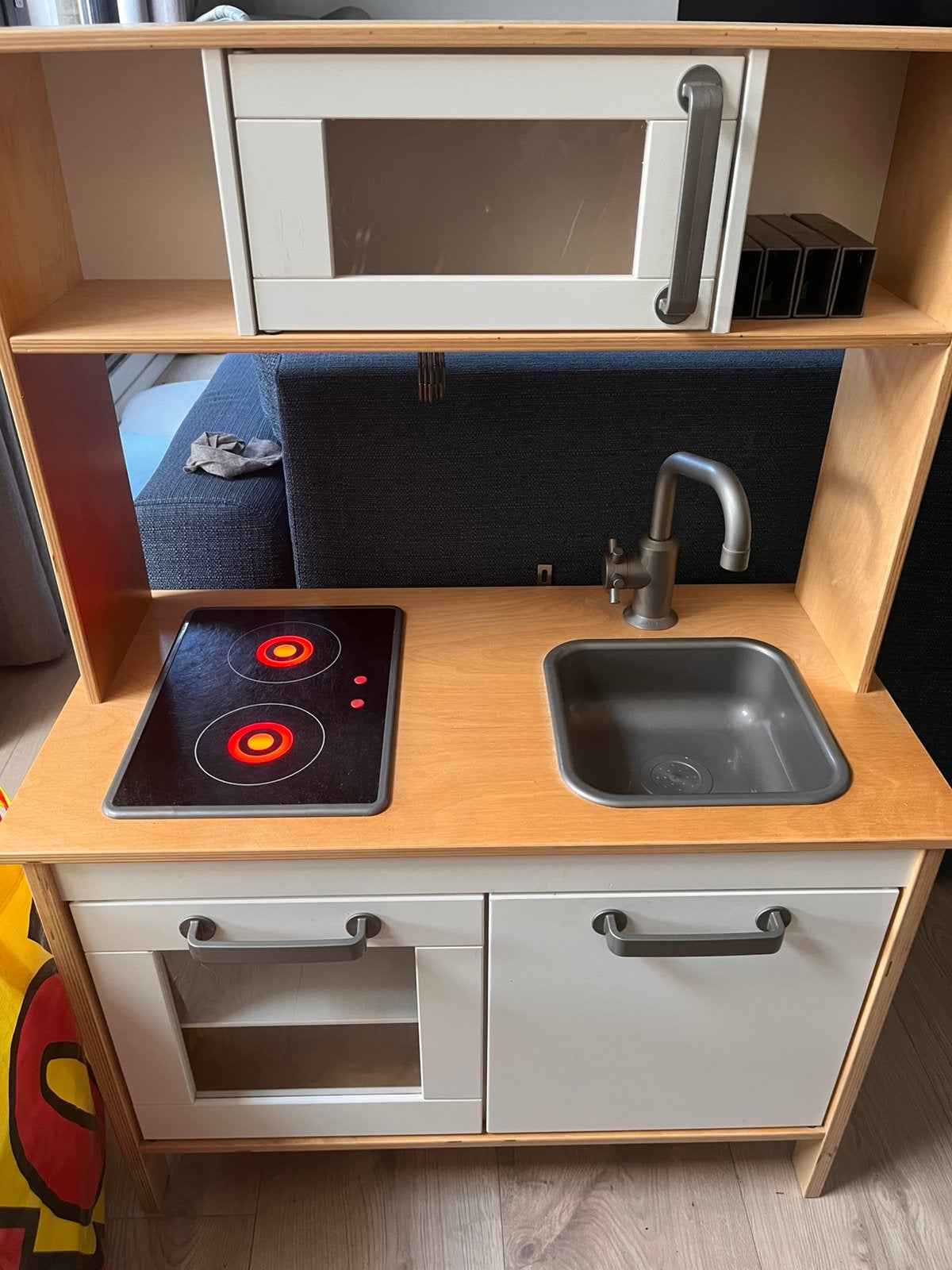 Speelkeuken met toebehoren, Ophalen, Gebruikt, Hout, Speelkeuken