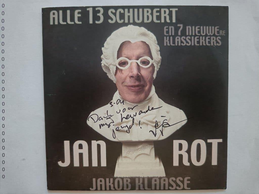 GESIGNEERDE CD Jan Rot – Alle 13 Schubert, Cd's en Dvd's, Verzenden, Zo goed als nieuw, Levenslied of Smartlap, Album