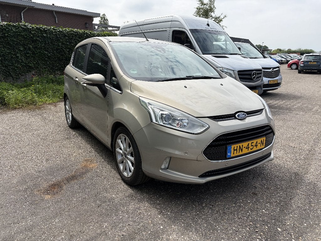 Ford B-Max 1.0 Ecoboost 74KW/100PK 2015 Grijs, Auto's, Ford, Voorwielaandrijving, 750 kg, 100 pk, Origineel Nederlands