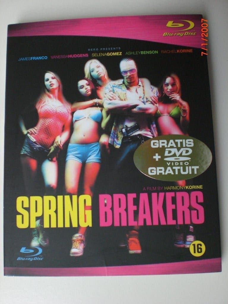 2 disc blu ray Spring Breakers James Franco Selena Gomez, Engels, Vanaf 16 jaar, Nederlands, Film