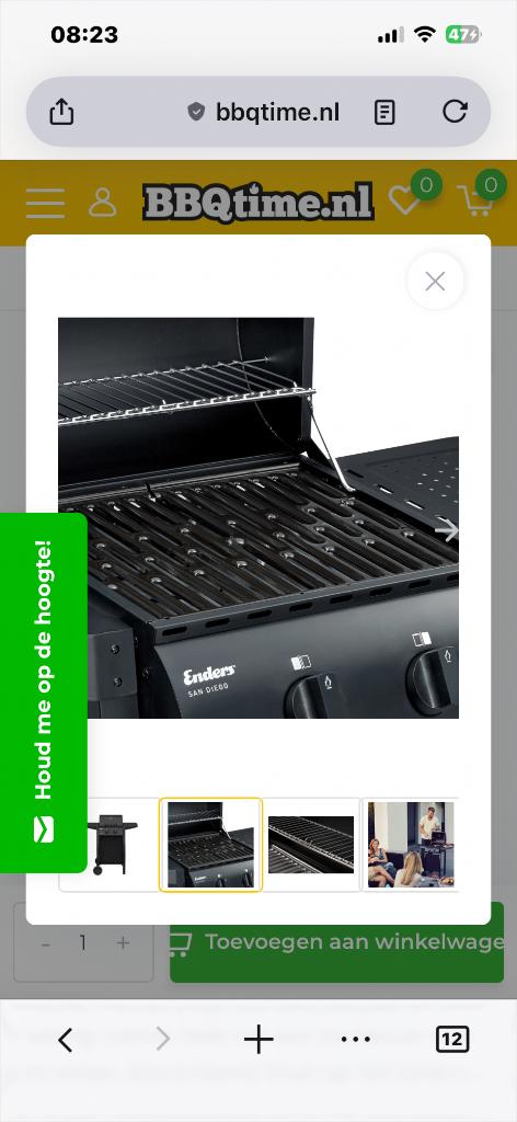 Bbq, Tuin en Terras, Ophalen, Zo goed als nieuw, Onbekend
