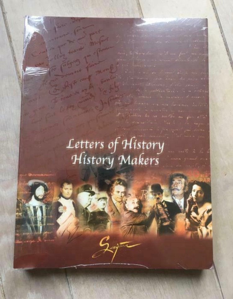 Boek Letters of history, history makers, Ophalen of Verzenden, Nieuw