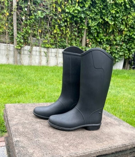 Zwarte paardrijlaarzen maat 32, Dieren en Toebehoren, Gebruikt, Kinderen, Dressuur, Fouganza