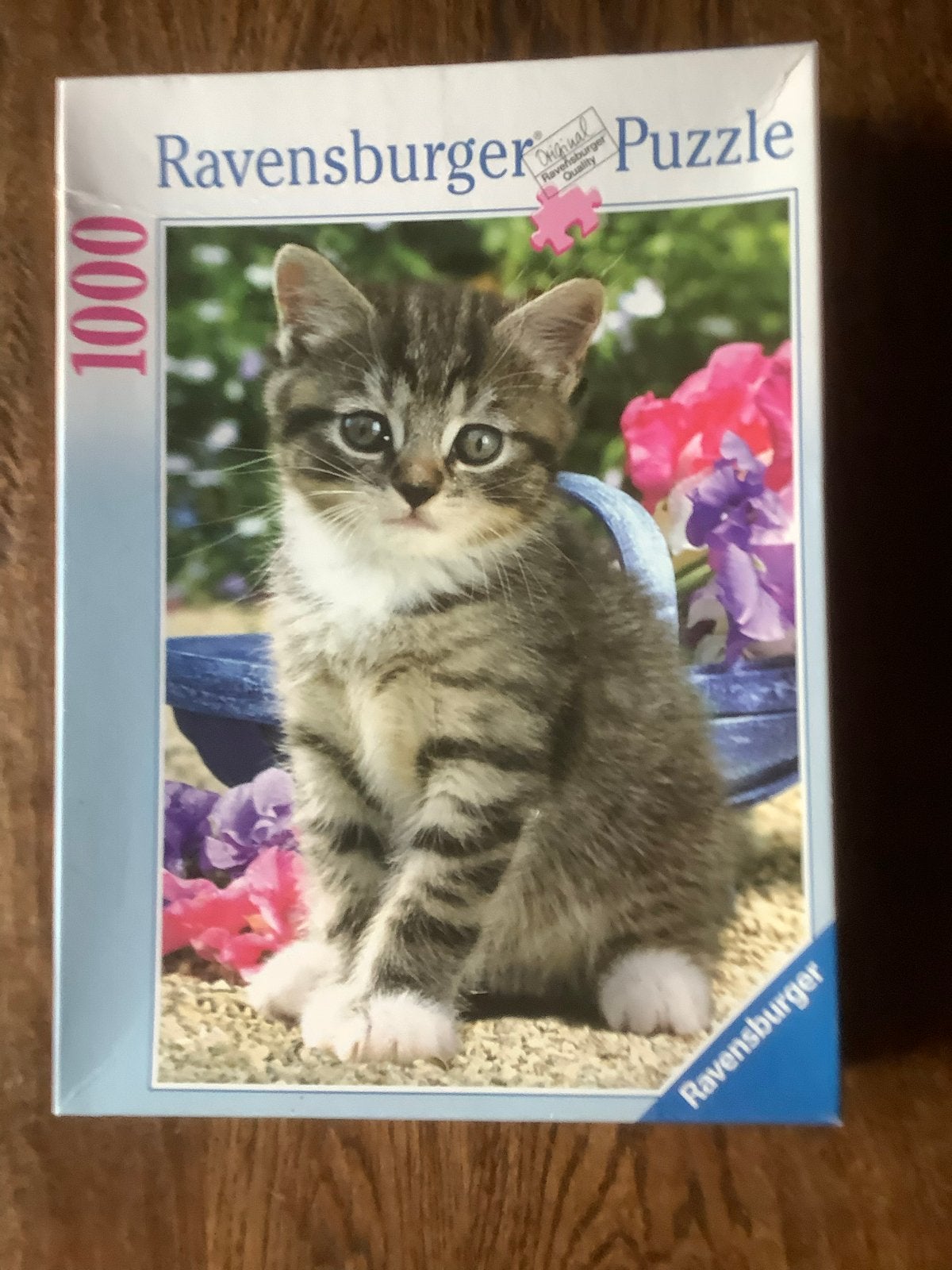 Ravensburger Legpuzzel 1000 stukjes - Schattig Katje, Hobby en Vrije tijd, Denksport en Puzzels, Ophalen, 500 t/m 1500 stukjes