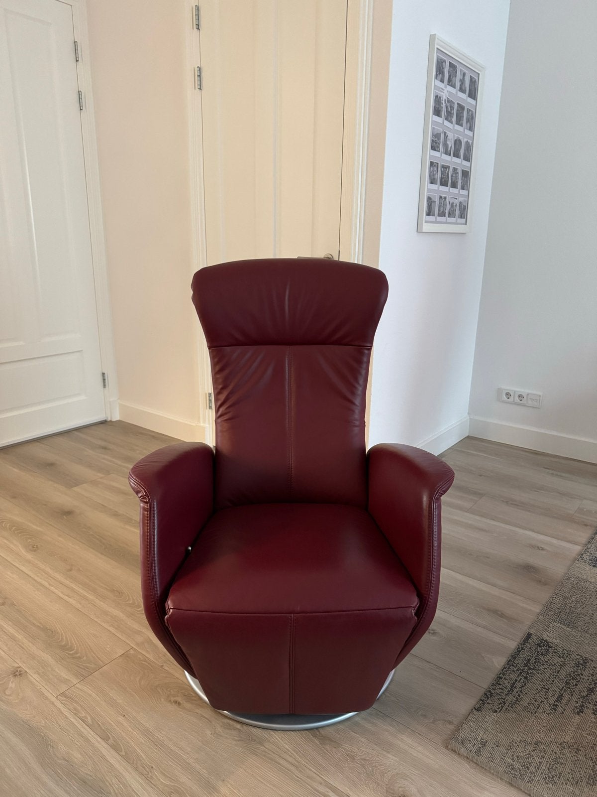 Lederen Relaxfauteuil Rouge - Zo goed als nieuw