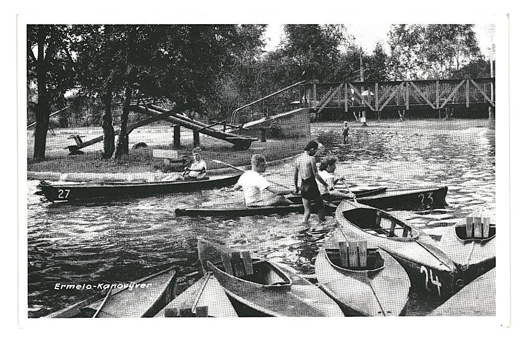 947338	Ermelo	Kanovijver	Nette oude kaart Onbeschreven, Ophalen of Verzenden, 1940 tot 1960, Ongelopen, Gelderland