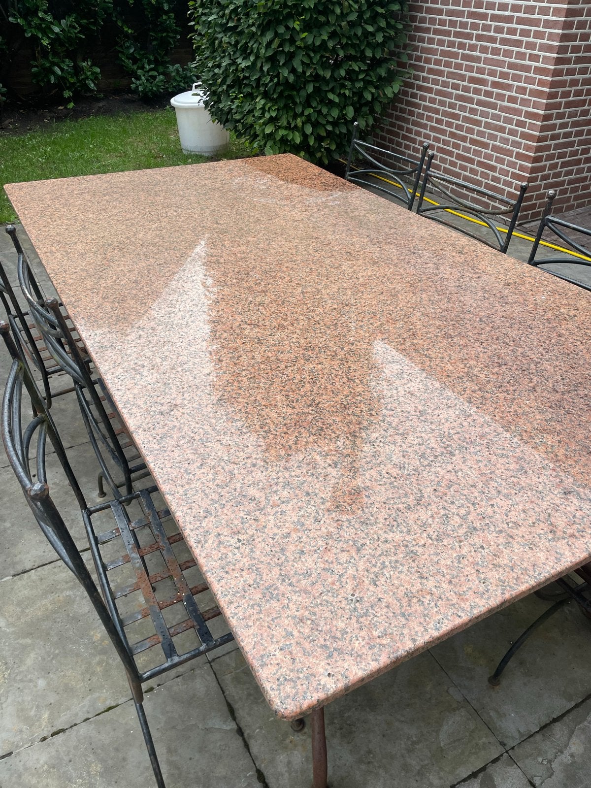Marmeren blad China Red. 1m20 x 2m20, Ophalen, Gebruikt, Rechthoekig, Overige materialen