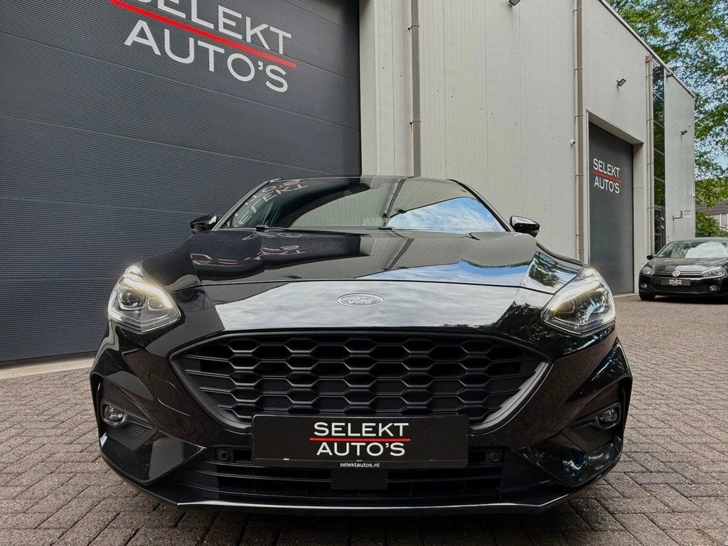 Ford Focus 1.5 EcoBoost ST-Line 182 Pk Pano/Full Led/Climate, Auto's, Ford, Stof, Gebruikt, Zwart, Origineel Nederlands