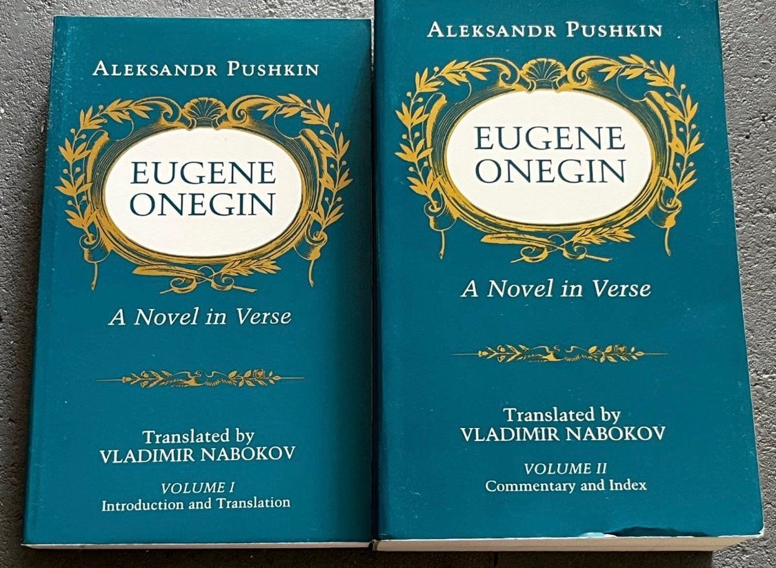 Pushkin Eugene Onegin 2dln Russische literatuur Nabokov, Ophalen, Zo goed als nieuw