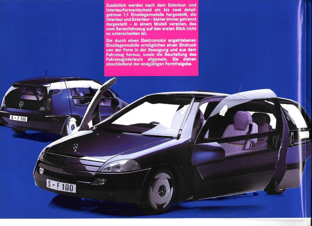 MERCEDES F-100,  1992, Boeken, Ophalen of Verzenden, Zo goed als nieuw, Mercedes