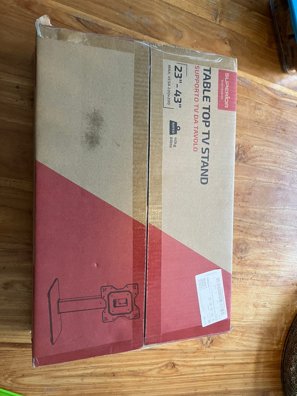 Tv standaard 23 tot 43 inch, Ophalen, Nieuw