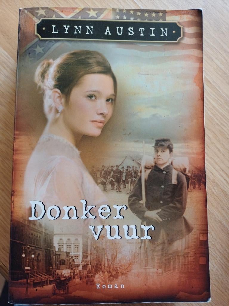 Lynn Austin - Donker vuur, Boeken, Literatuur, Zo goed als nieuw, Amerika, Ophalen of Verzenden