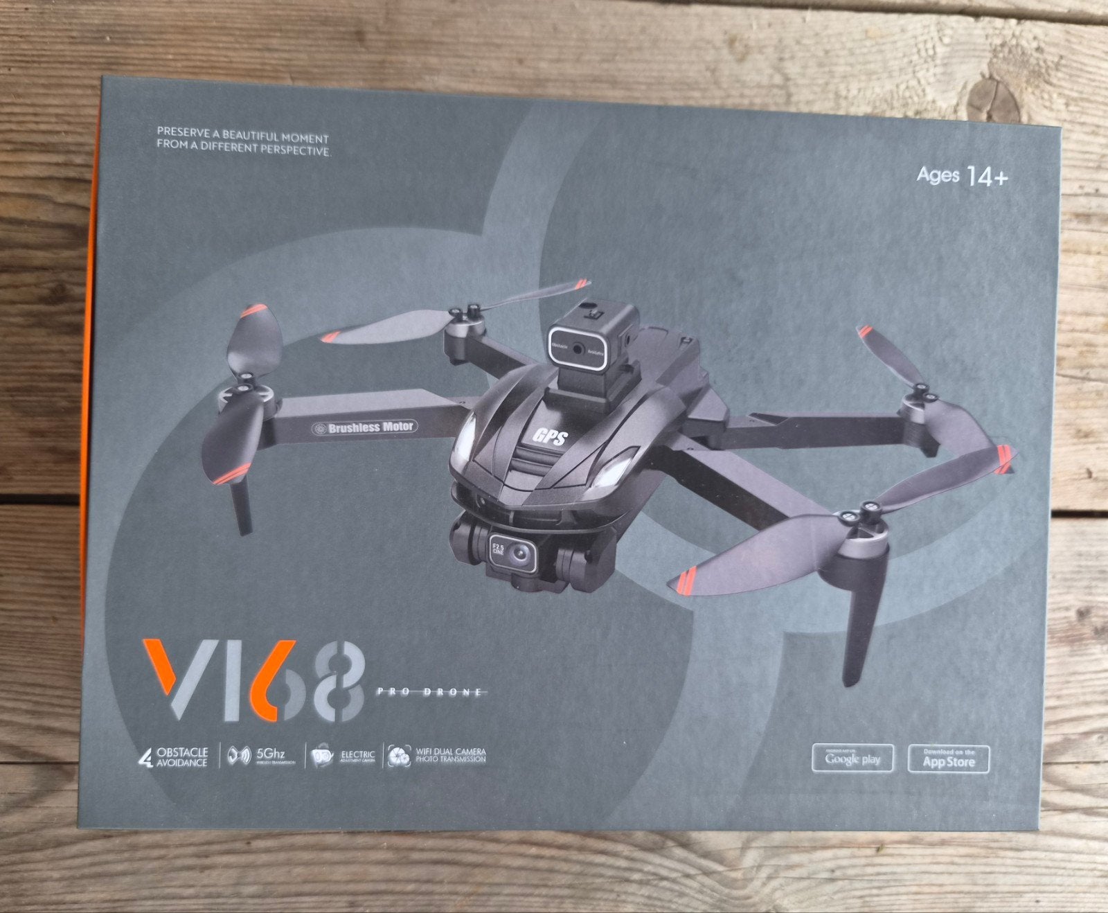 V168 Pro Drone - Nieuw in doos met GPS en camera, Ophalen of Verzenden, Nieuw