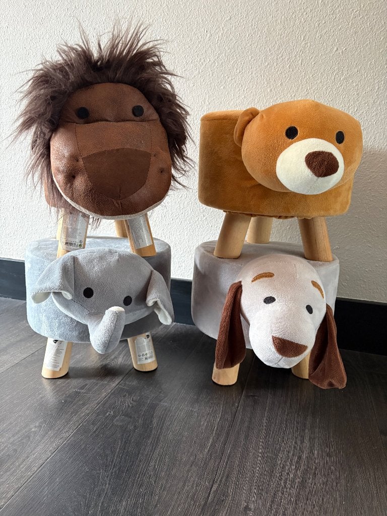 Dieren decoratie poefjes, Kinderen en Baby's, Ophalen, Zo goed als nieuw, Overige typen