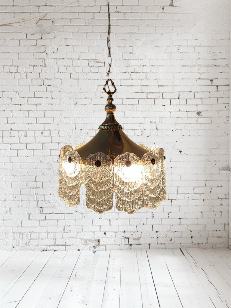 SALE: vintage design Doria Leuchten hanglamp, Ophalen