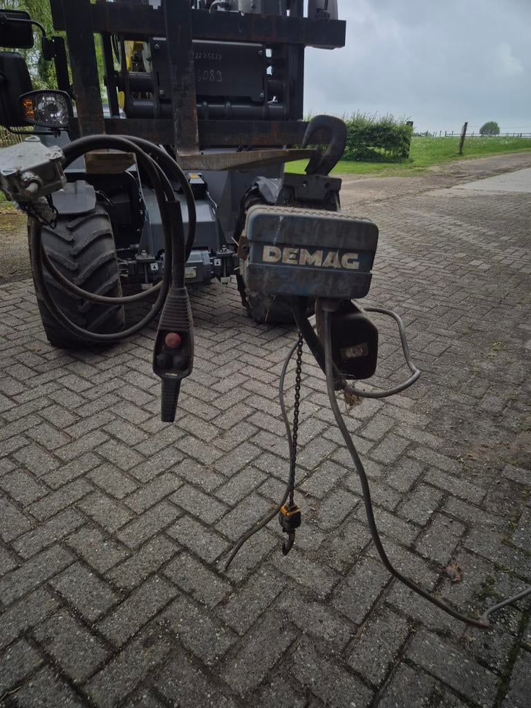 Demag kettinglier met afstandsbediening, Doe-het-zelf en Verbouw, Lieren en Takels, Ophalen, Gebruikt, Elektrisch