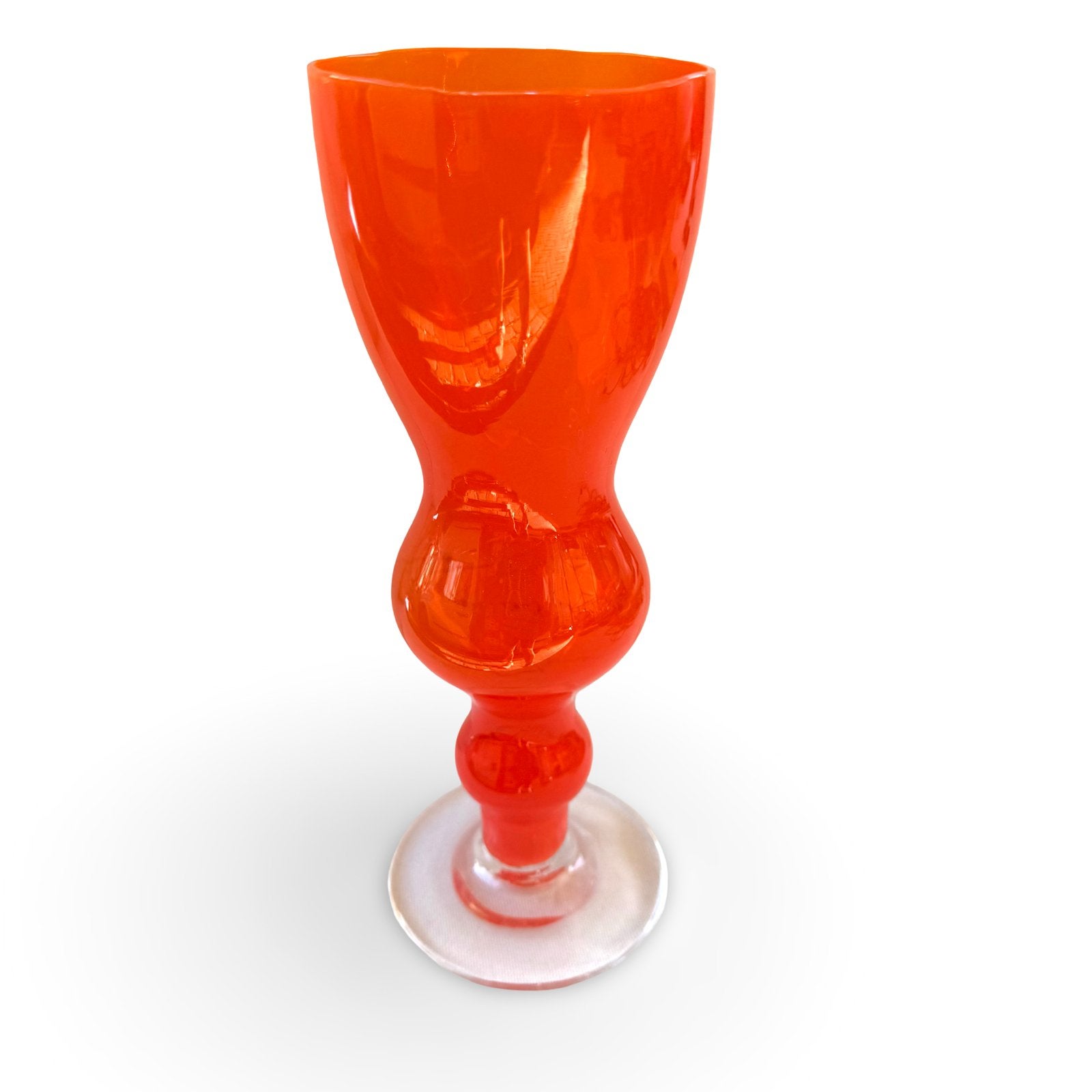Oranjevaasje Leerdam 2015 ontwerp Marek Bartko Novy Bor, Antiek en Kunst, Antiek | Glas en Kristal, Ophalen of Verzenden