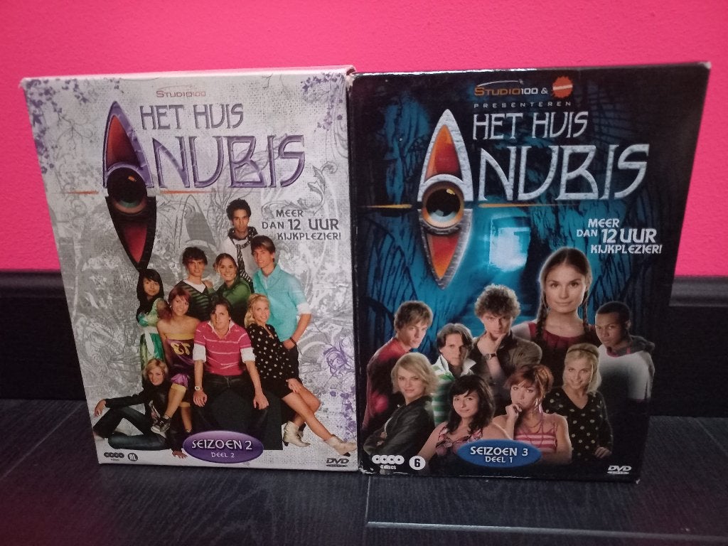 het huis anubis seizoen 2 deel 2 + seizoen 3 deel 1 dvd, Cd's en Dvd's, Gebruikt, Alle leeftijden, Ophalen of Verzenden, Seizoen 2