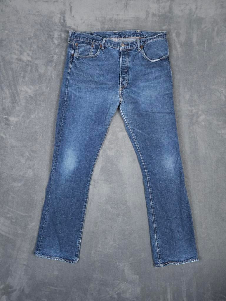 Levis Broek 501 W38 L34 Straight Fit Blauw Jeans., W36 - W38 (confectie 52/54), Blauw, ., Ophalen of Verzenden
