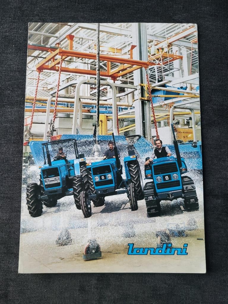 tractor folder Landini trekkers, Ophalen of Verzenden, Zo goed als nieuw