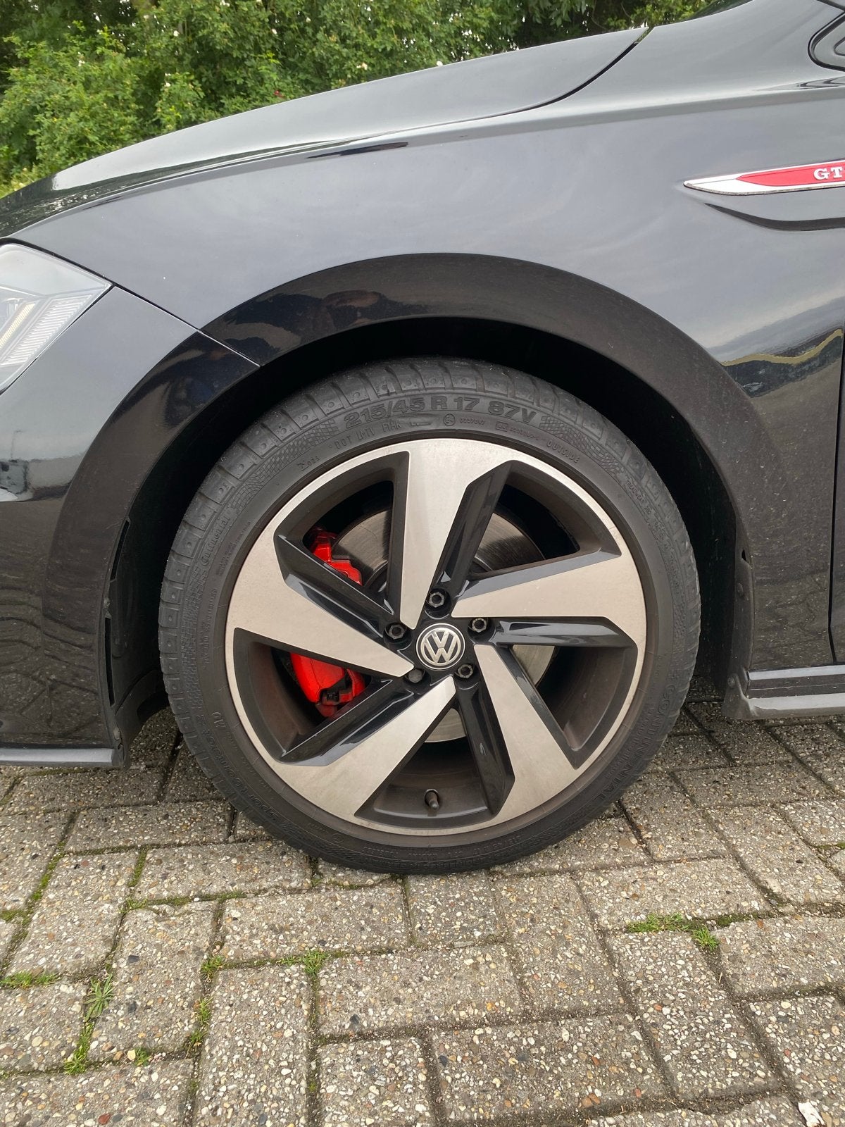 Volkswagen Polo 2.0 TSI 200pk 6-DSG 2019 Zwart, Auto's, Volkswagen, Stof, 4 cilinders, 1984 cc, Zwart