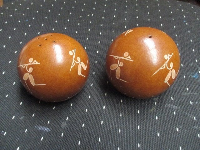 Peper en zout, afrika, matamba,, Overige typen, Ophalen of Verzenden, Bruin, Natuurlijk materiaal