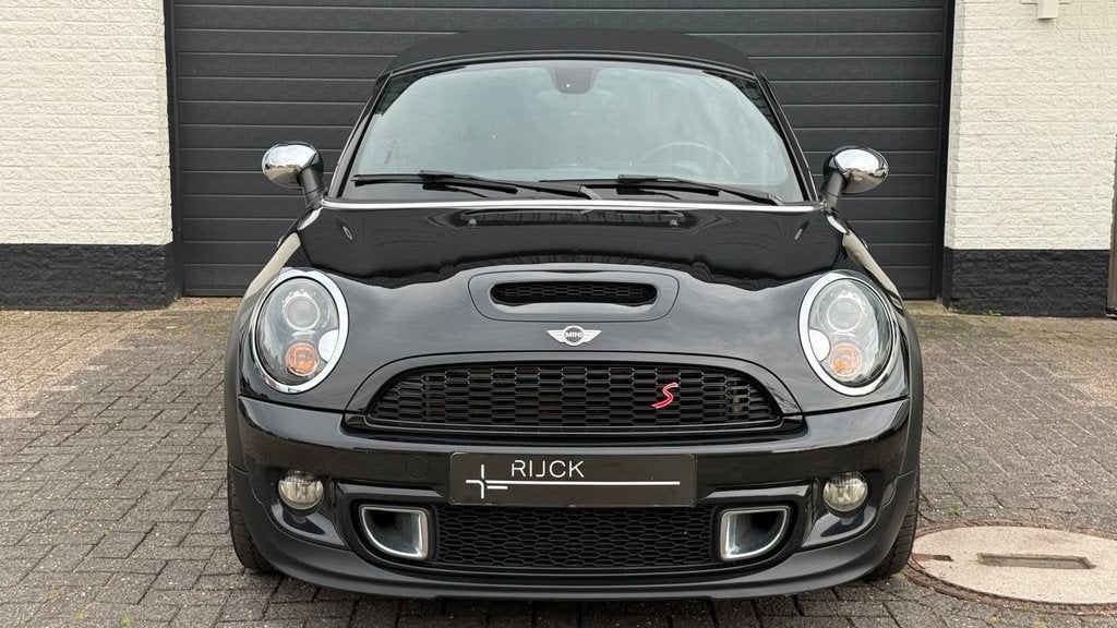 MINI Roadster 1.6 Cooper S Chili | JCW | Xenon | Stoelverwar, Auto's, Mini, Voorwielaandrijving, Gebruikt, Zwart, 4 cilinders