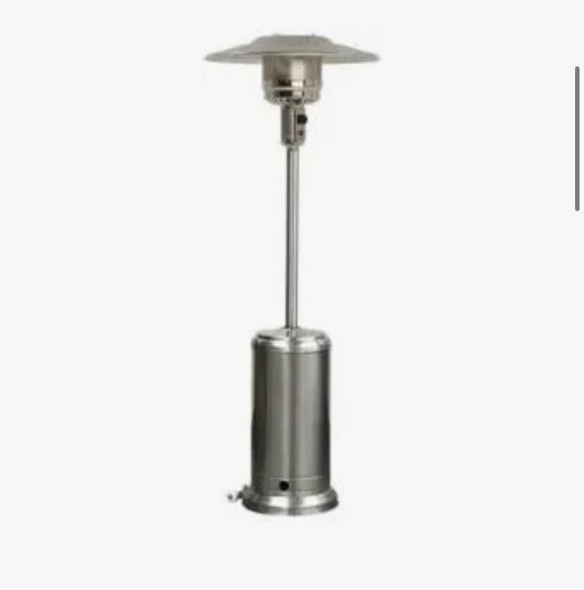 Boretti terras gasheater RVS, Ophalen, Waterbestendig, Nieuw, Vloer