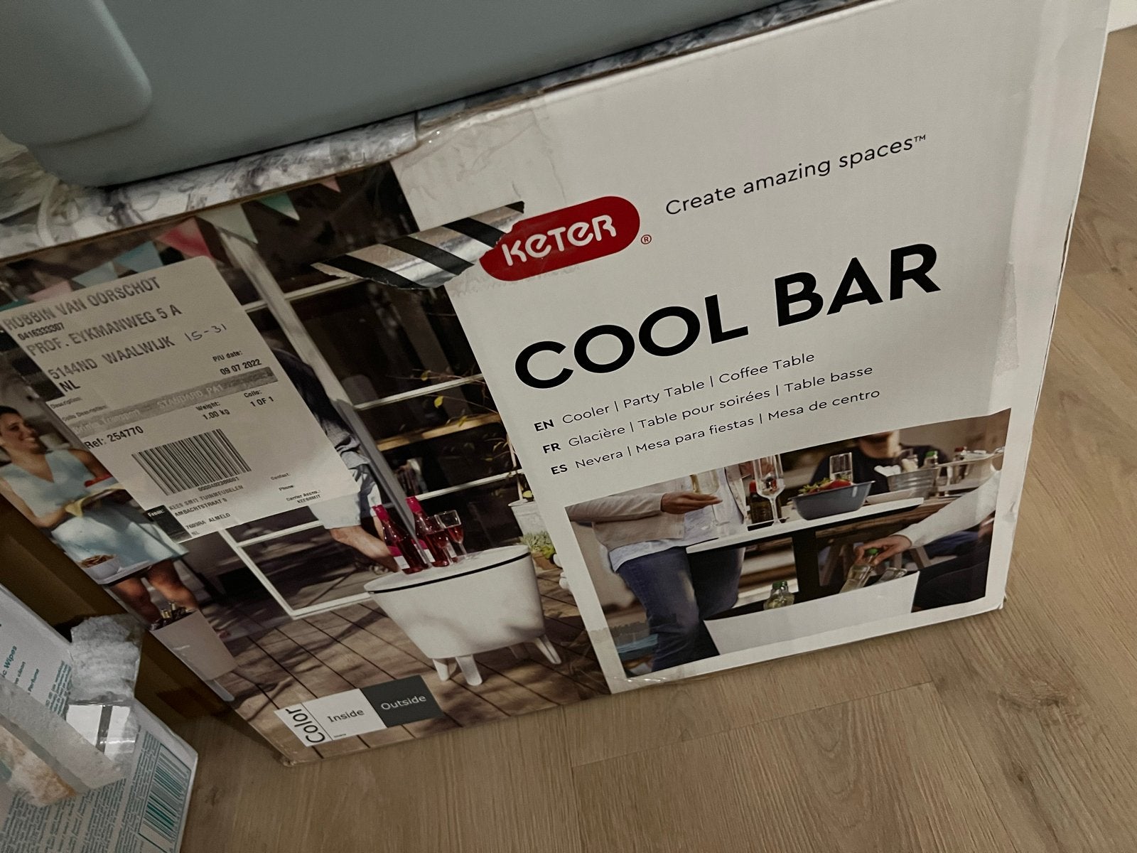 Keter Cool Bar - gratis koelbox erbij, Ophalen, Nieuw, Koelbox, Koelelement