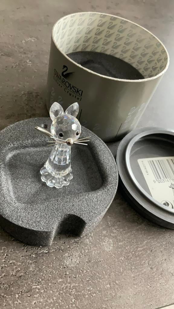 Swarovski staande kat, Ophalen of Verzenden, Zo goed als nieuw