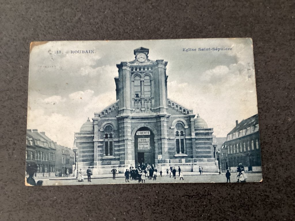 Roubaix . Frankrijk., Ophalen of Verzenden, Voor 1920, Gelopen, Frankrijk