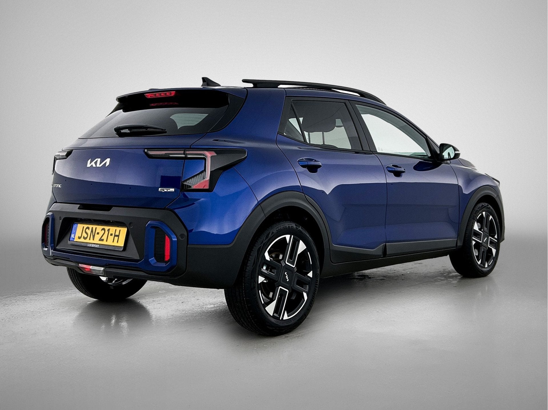 Kia Stonic 1.0 T-GDi MHEV GT-Line Stoelverwarming | Stuurver, 12 maanden, Blauw, Leder en Stof, Bedrijf