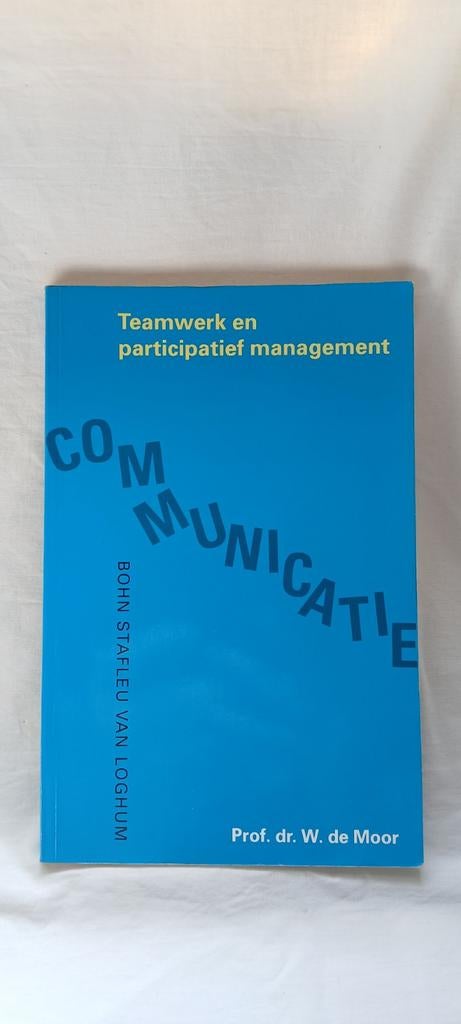 Teamwerk en participatief management - De Moor, Boeken, Economie, Management en Marketing, Gelezen, Management, Ophalen of Verzenden