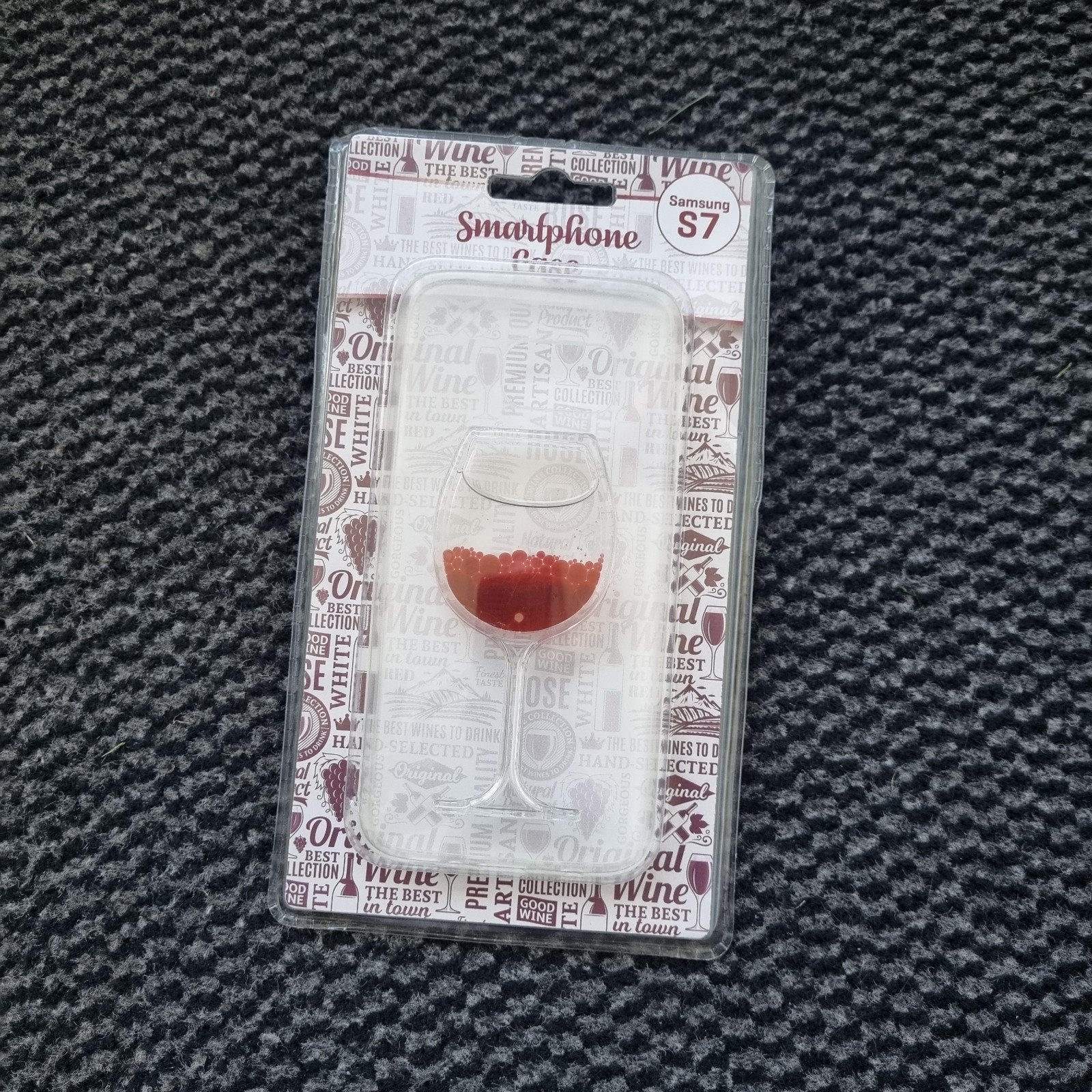 Samsung galaxy s7 hoesje wijnglas vloeibare rode wijn glas S, Ophalen of Verzenden, Nieuw