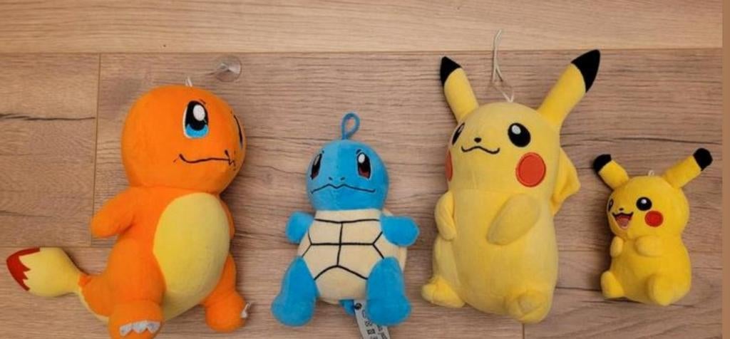 Pokemon knuffels Pikachu, Charizard, Squirtle, Verzamelen, Lidl, Ophalen of Verzenden