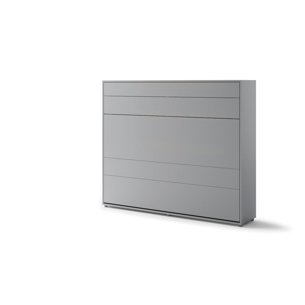 Concept opklapbed horizontaal - 160x200 - Walnoot, Niet ingevuld, Niet ingevuld, Niet ingevuld