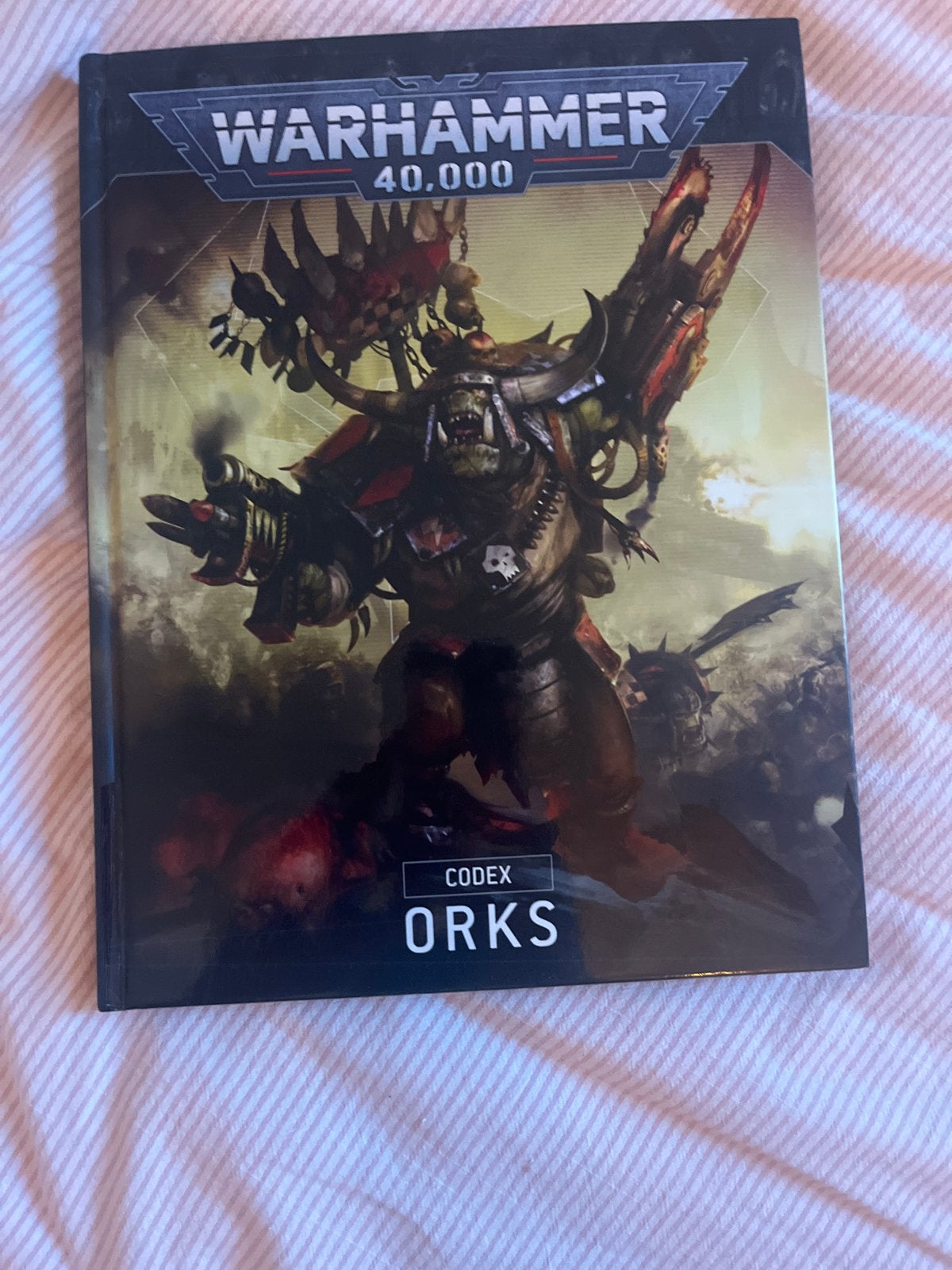 Warhammer 40.000 Codex Orks 10e editie (zonder code), Ophalen of Verzenden, Zo goed als nieuw, Warhammer 40000, Boek of Catalogus
