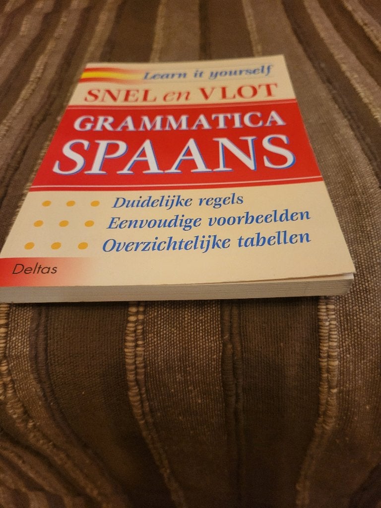 Grammatica Spaans, Ophalen, Zo goed als nieuw