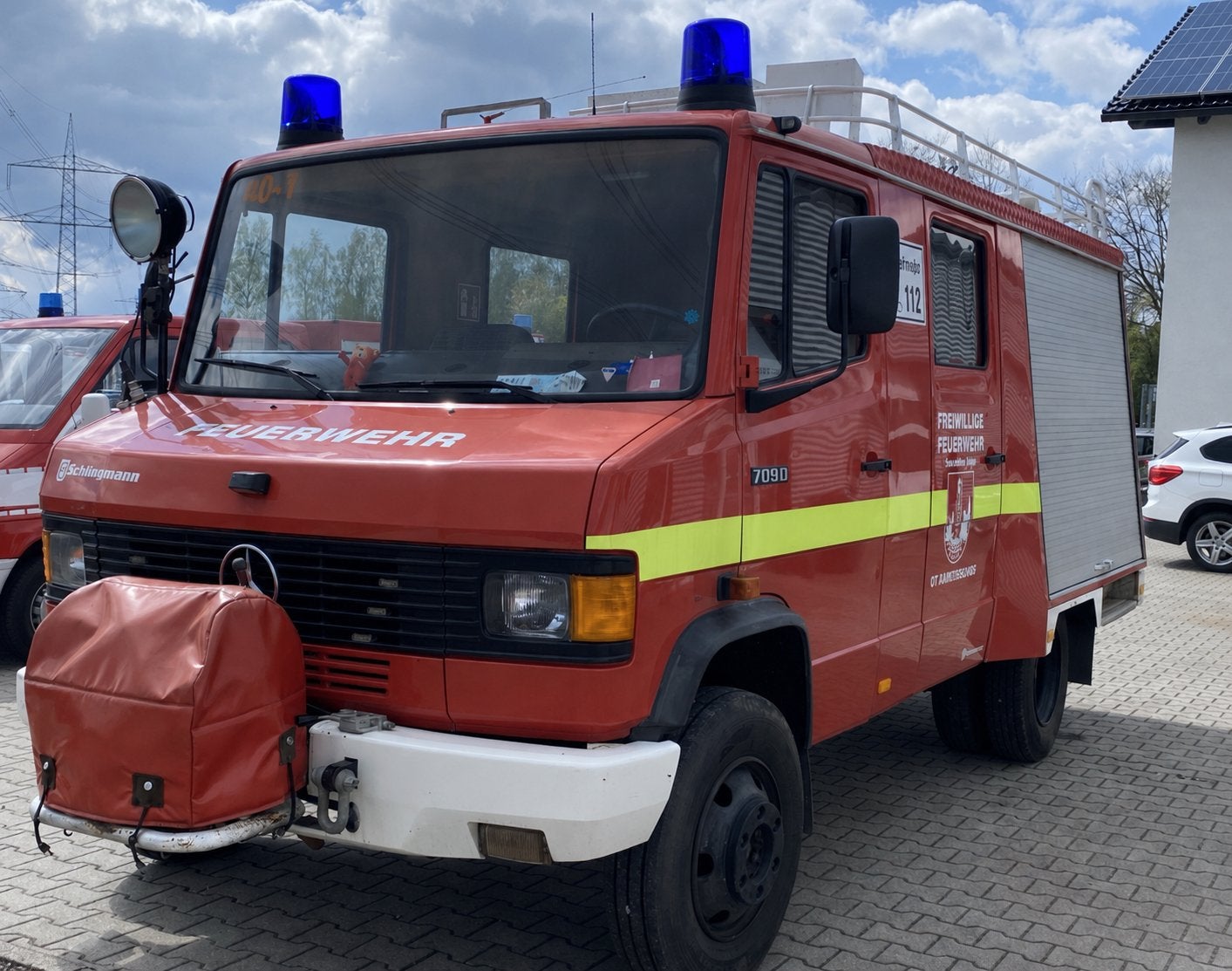 Mercedes 709D - Brandweerwagen - Camper - foodtruck, 609 508, Stof, 4 cilinders, Mercedes-Benz, Particulier
